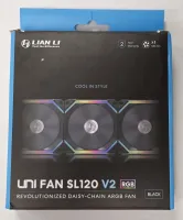 Photo de Ventilateur de boitier Lian Li Uni Fan SL V2 RGB - 12cm (Noir) - ID 213686