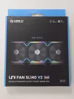 Photo de Ventilateur de boitier Lian Li Uni Fan SL V2 RGB - 14cm (Noir) - ID 211383