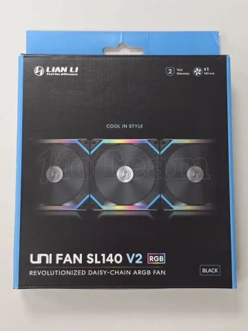 Photo de Ventilateur de boitier Lian Li Uni Fan SL V2 RGB - 14cm (Noir) - ID 211383