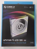 Photo de Ventilateur de boitier Lian Li Uni Fan TL LCD RGB - 12cm (Blanc) - ID 213682