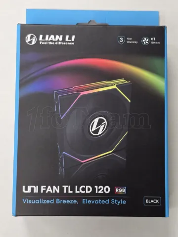 Photo de Ventilateur de boitier Lian Li Uni Fan TL LCD RGB - 12cm (Noir) - ID 211388