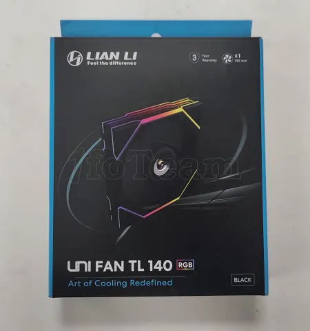 Photo de Ventilateur de boitier Lian Li Uni Fan TL RGB - 14cm (Noir) - ID 206820