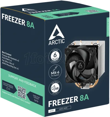 Photo de Ventilateur processeur Arctic Freezer 8A (Noir)