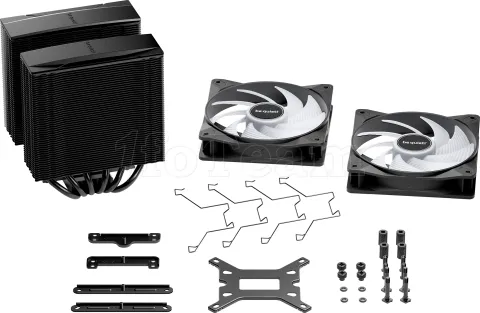 Photo de Ventilateur processeur be quiet! Pure Rock Pro 3 LX RGB (Noir)