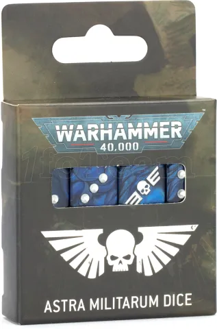 Photo de Warhammer 40k - Astra Militarum Dice Set (2025)