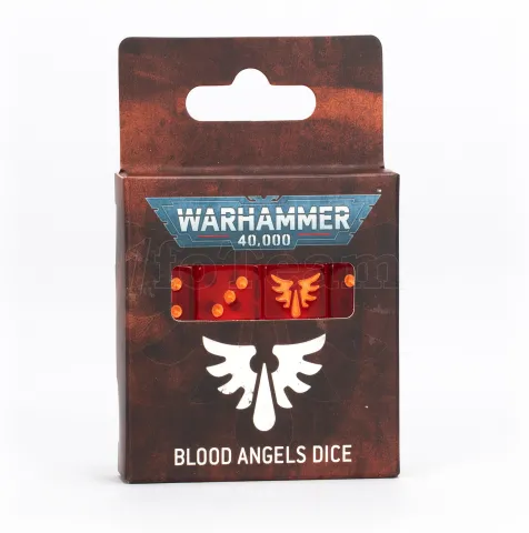 Photo de Warhammer 40k - Blood Angels Dice Set (2024)