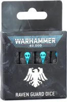 Photo de Warhammer 40k - Raven Guard Dice Set (2025)