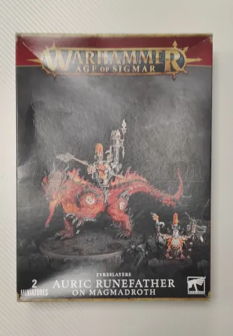 Photo de Warhammer AoS - Fyreslayers Runefather on Magmadroth - ID 212734