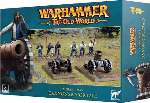 Photo de Warhammer ToW - Empire de L'Homme : Canons et Mortiers de L'Empire