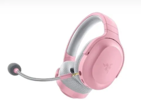 Avec une autonomie de batterie impressionnante et une compatibilité multi-plateforme, le Casque Gamer sans fil Razer Barracuda (Rose) est l'outil parfait pour les gamers nomades.