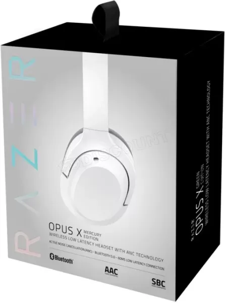 Le Casque Gamer filaire Razer Opus X (Blanc) est le choix parfait pour les joueurs et les mélomanes.