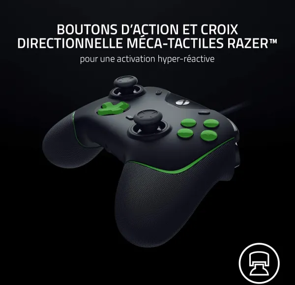 Optimisez vos sessions de jeu avec la Manette Razer Wolverine V2 (Noir)